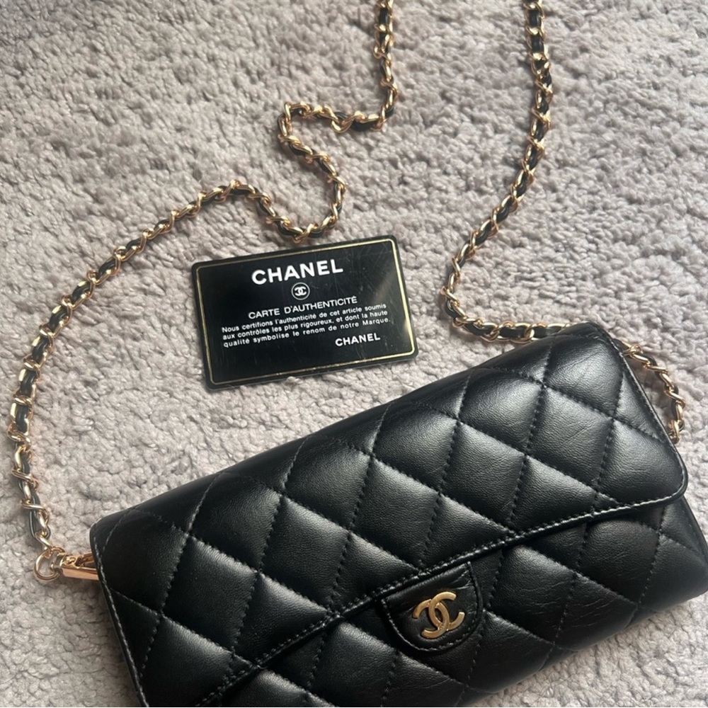 Chanel Flap Wallet on Chain